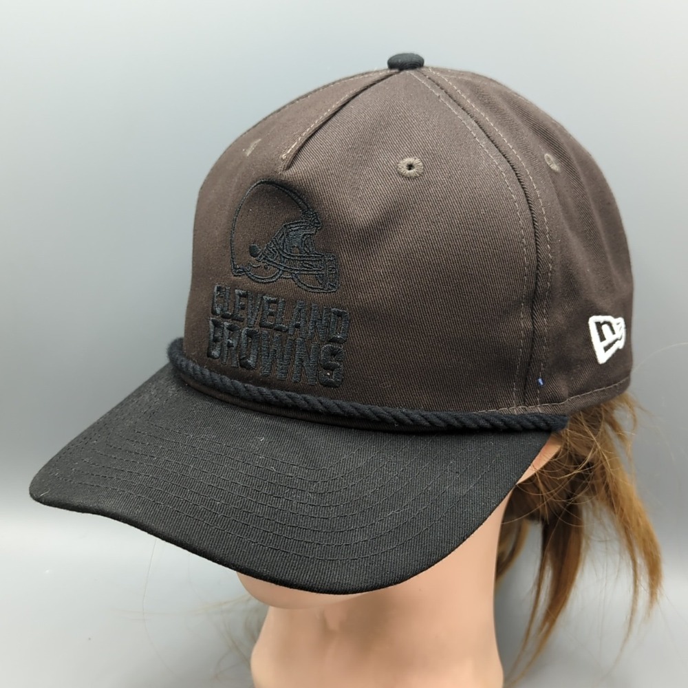 Cleveland Browns Inspire Change Hat Cap New Era 9Fifty Rope Snapback Brown M/L